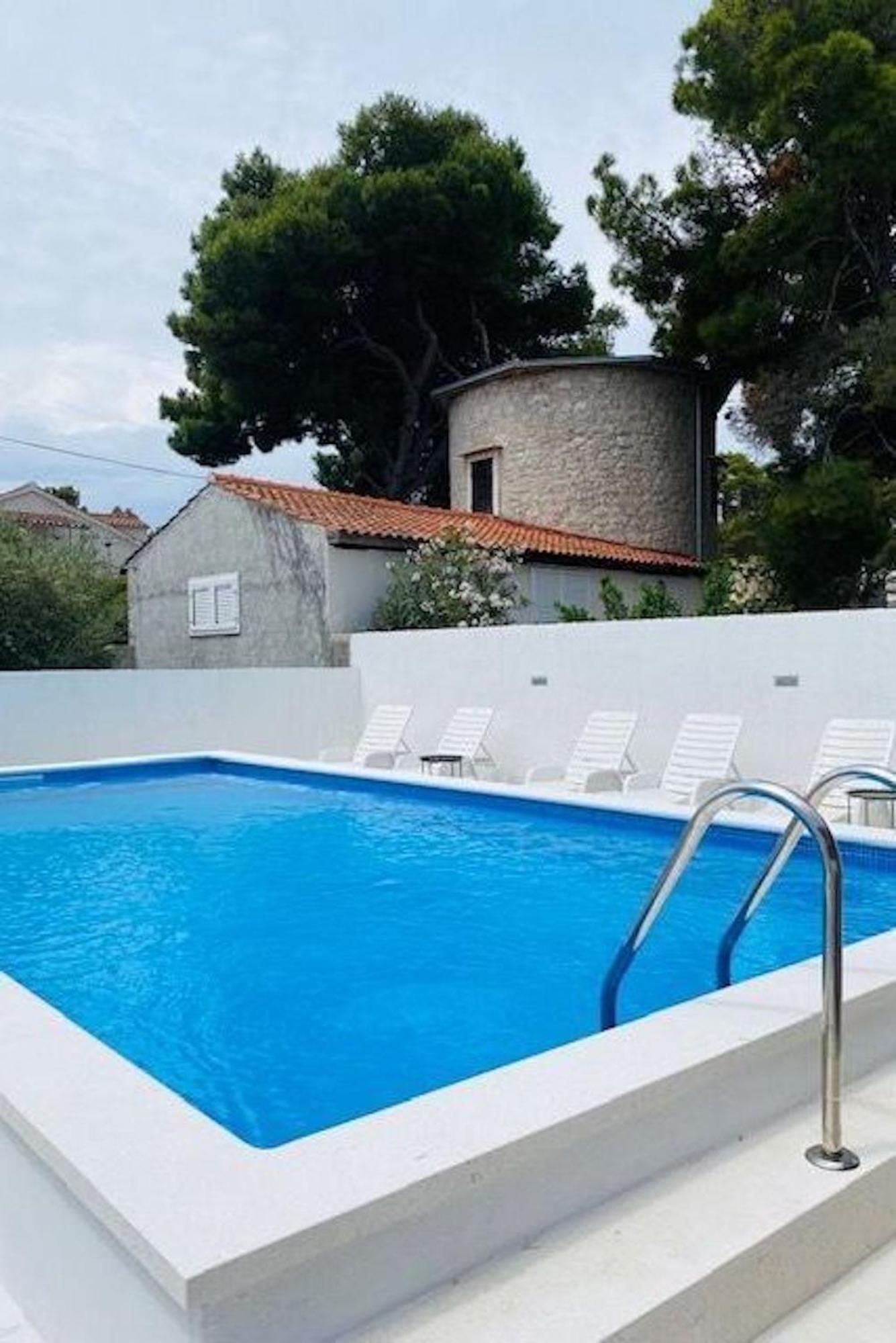 Villa Brazza Milna  Exterior foto